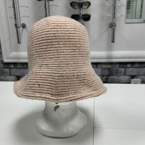 Striped Beige Bucket Hat